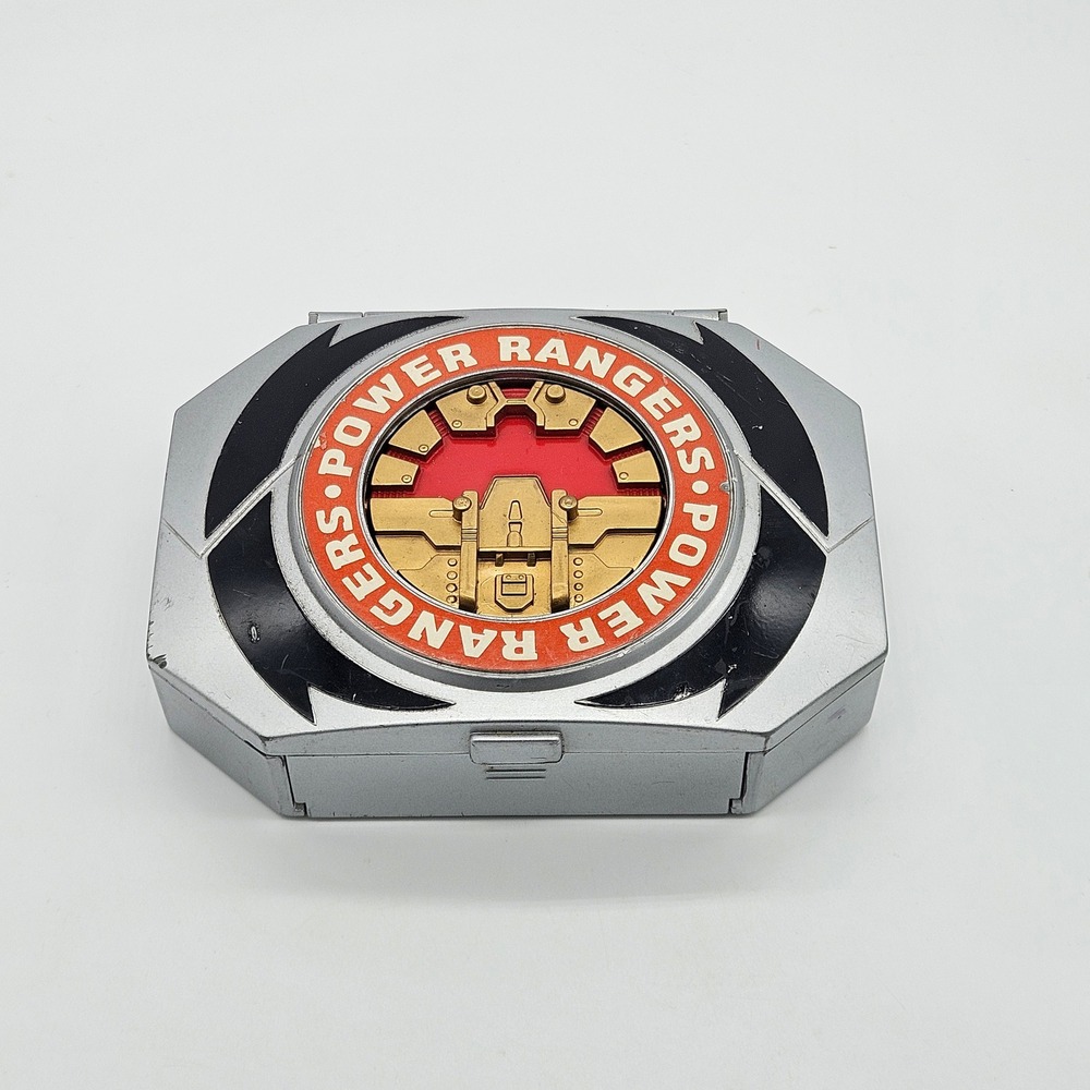 Bandai Power Rangers Micro Morpher Play Set Kids Silver Vintage 1994 Toy